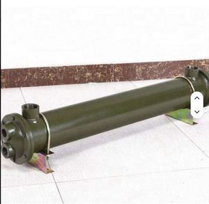 Échangeur de chaleur hydraulique huile-eau en acier inoxydable pour refroidisseur de machines textiles, tube échangeur de chaleur à huile, pièce de réfrigération métallique - Product Image 2