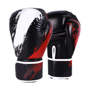 Gants de boxe en cuir de couleur personnalisée, en cuir de vachette, pour l'entraînement et le sparring, logo OEM pour la boxe, le kickboxing, le Muay Thai, le MMA, la gym et l'entraînement. - Product Image 1