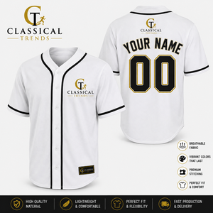 Op maat gemaakt honkbalshirt Heren V-hals met korte mouwen Teamnaam Nummerprint Ademend polyester Sportkleding voor volwassenen - Product Image 5