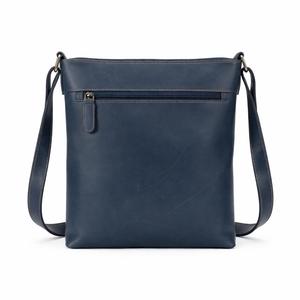 Women PU Leather Crossbody Messenger Bag with Front Pocket Casual Shoulder <b>Handbag</b> - Product Image 4