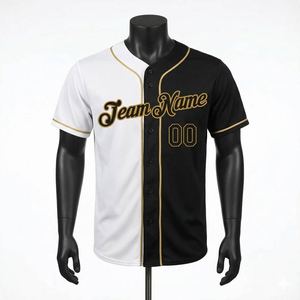 Vintage Style Baseball Jersey Team Custom Printing Mesh Baseball Jersey Quick Dry Training Sportswear Wholesale - Product Image 1
