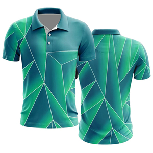 Polyester fabric Full Sublimation Print <b>Collar</b> <b>T</b> <b>Shirt</b> Uniform Workwear Mens Sublimation Polo <b>Shirt</b> Moisture Control USA - Product Image 3