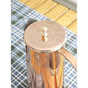 Carafe à café et jus en cuivre de haute qualité, design martelé, couleur or, nouveau design, pour la décoration de table à la maison, les mariages et les fêtes. - Product Image 5