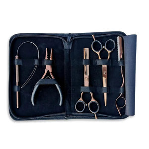 Stainless Steel Hair Extension Tools Kit Professional Microbead Plier C Type Pulling <b>Needles</b> Loop <b>Threader</b> Tool Hair Sectioning - Product Image 1
