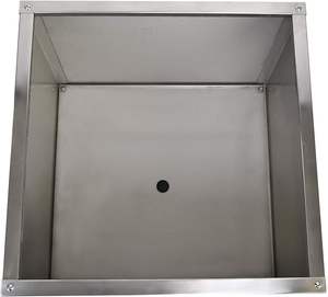 Jardinière carrée en acier inoxydable sur mesure OEM, pot de fleurs en métal, vente en gros, jardinière minimaliste pour balcon, salon et bureau - Product Image 3