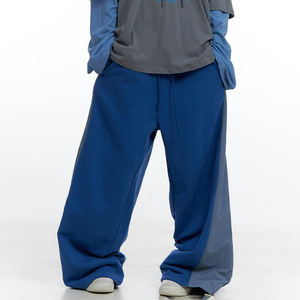 Pantalon de jogging décontracté de haute qualité pour femme, coupe ample, taille double, jambe large, style baggy, idéal pour la gym - Product Image 4