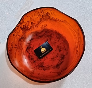 Bol de service en résine tourbillonnée personnalisé pour la décoration intérieure, vaisselle, bols à salade et à fruits, prix direct usine - Product Image 3