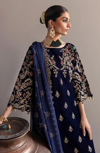 Luxury Women Festive Suits Evening <b>Dresses</b> Wedding Wear Handcrafted Embroidery Custom Design Size Color - Product Image 5