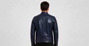 Veste en cuir pour homme de qualité supérieure, élégante et stylée, coupe classique, style automne - Product Image 3
