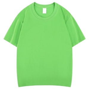 Camiseta de Cuello Redondo y Manga Corta Unisex de Algodón Peinado para Verano, con Logotipo Bordado Personalizado OEM de Fábrica BD China - Product Image 2