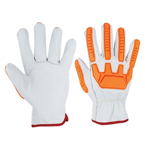 Guantes de protección de seguridad Nuevo TPR Anti-impacto A5 Guantes resistentes a cortes Guantes de trabajo de construcción de caucho impregnado de nitrilo - Product Image 1