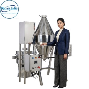 Mélangeur Industriel à Double Cône en Acier Inoxydable pour Boissons Gazeuses 440V Garantie 1 An Certifié Micron Inde - Product Image 2