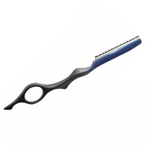 Peigne de rasage rotatif personnalisé pour femmes, à lame unique en acier inoxydable et plastique, pour la coupe et le coiffage des cheveux, du visage et du corps - Product Image 2