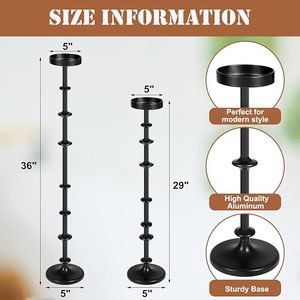 New Arrival Handmade Cast Iron Candle Stand With Classic Design For <b>Table</b> <b>Decoration</b> Wedding Events And Home Interior Styling - Product Image 5