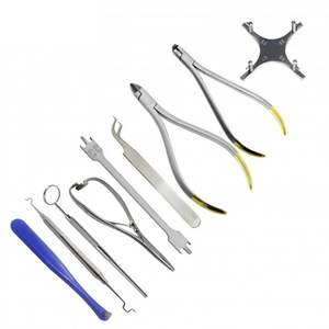Pince à ligature orthodontique avec verrou de sécurité, instrument dentaire manuel en acier inoxydable avec poignée ergonomique par Grip Surgical - Product Image 3