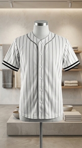 เสื้อเบสบอลแขนสั้นสไตล์สปอร์ตสำหรับผู้ชาย - Product Image 6