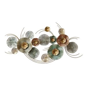 Contemporary Ginkgo Metal <b>Wall</b> Pediment 3D Floral <b>Wall</b> Art Crafts for Home Staging Restaurant Lobby <b>Wall</b> Hanging For Bedroom - Product Image 1