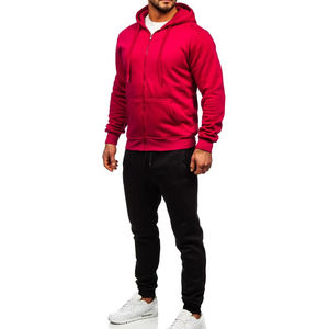 Vêtements de sport pour hommes de qualité supérieure, respirants, personnalisables, ensemble de survêtement en molleton 100% coton, sweat-shirt épais - Product Image 3