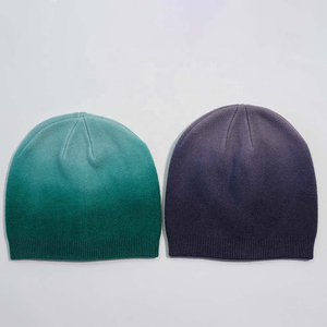 Unisex Solid Color Knit Beanie Hat Winter Warm Cuffed Cap Casual <b>Style</b> for Adults 56-58CM <b>Head</b> Circumference - Product Image 1