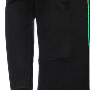 Precio al por Mayor y Logotipos Personalizados de Alta Calidad en Suéteres Tipo Cárdigan Unisex, Letras Bordadas, Tejido Acrílico - Product Image 5