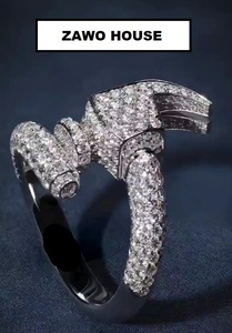 Bague de luxe ZAWO HOUSE en or 14 carats plaqué or, diamant Moissanite VVS1 taille <span class=keywords><strong>Marquise</strong></span>, idéale pour fiançailles, mariage, anniversaire - Product Image 4