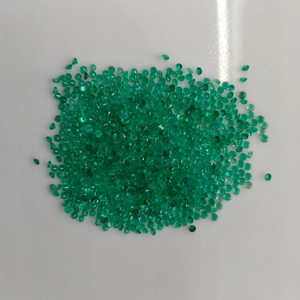 พลอยออนิกซ์สีเขียวธรรมชาติ ขนาด 2 มม. รูปทรงกลมเจียระไนแบบบริลเลียนท์ คุณภาพดีที่สุด พลอยเม็ดเดี่ยวสำหรับทำเครื่องประดับ จากเรดเมาน์เทน เจมส์ - Product Image 2