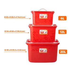 20L Modern Eco-Friendly Pastel Plastic <b>Storage</b> <b>Box</b> Handle Durable Portable Organizer <b>Clothes</b> Toys Food Multifunctional Bathroom - Product Image 4