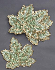 Modern Luxury Seed <b>Beaded</b> Embroidery <b>Coaster</b> for Dining Table Wedding Customizable Seed Beads for Cross-Stitching Needlework - Product Image 3