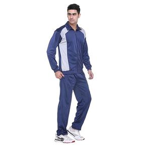 Ensemble de survêtement de jogging en polyester 100% pour hommes, coupe ajustée, veste à fermeture éclair deux pièces écologique, pantalon, logo personnalisé, broderie, maternité - Product Image 4
