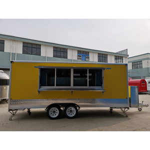 Chariot de nourriture, remorque alimentaire, camion de nourriture pour la vente de glaces et de crêpes, 8x20, à vendre - Product Image 3
