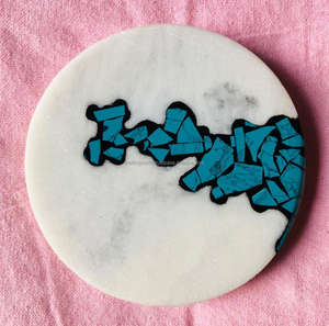 Creative Look <b>Round</b> Stone Eco-Friendly Modern <b>Placemat</b> for Home Hotel Restaurant Use - Product Image 4