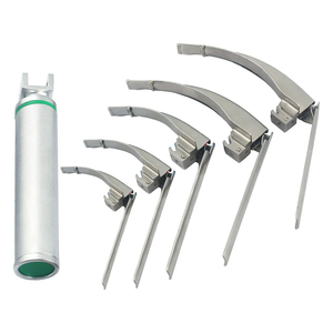 Fiber <b>Optic</b> Mccoy Laryngoscope - Advanced Airway Management Tool With Laryngoscope Blades Kit Ent Diagnostic <b>Instruments</b> - Product Image 2