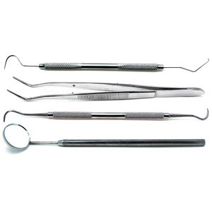 Kit d'examen dentaire 3 pièces, acier inoxydable de qualité médicale supérieure, réutilisable, par Grip Surgical - Product Image 6