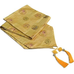 Chemin de Table en coton tissé Jacquard de qualité supérieure teint pour hôtels restaurants dîners de fête fêtes de famille - Product Image 1