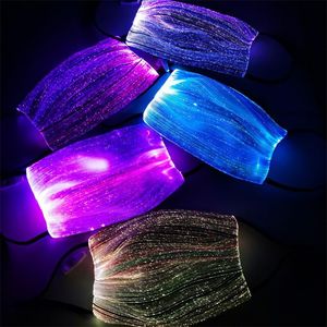 Masque LED 7 couleurs pour Halloween, masques de fête costumés lumineux, costume d'Halloween avec masque LED - Product Image 4