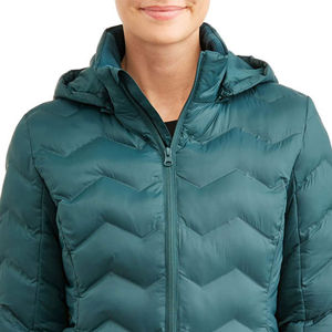 Chaqueta Acolchada para Mujer, Personalizada al por Mayor, Transpirable, de Nailon, Gruesa, de Invierno, con Logotipos Personalizados - Product Image 5