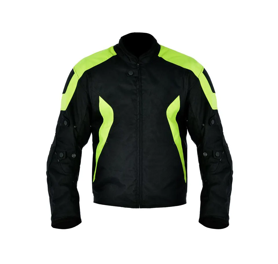 Auto Riding Wear Textile Cordura Jackets Motorcycle Motorbike Auto Racing Biker Jackets Cowhide Leather Riding Jackets with Logo