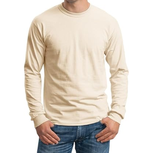 Men's Solid <b>Green</b> Short Sleeve <b>T</b>-<b>Shirt</b> Crew Neck Regular Fit Casual 100% Cotton Anti-Pilling 320g - Product Image 2