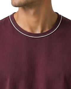 Débardeur sans manches bordeaux pour homme en jersey de coton premium, idéal pour la gym, le fitness, les loisirs, l'été, léger, respirant, coupe ajustée - Product Image 5