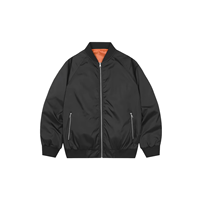 Blouson Bomber Homme Tendance, Col Montant, Fermeture Éclair, Personnalisable, Respirant, Vente en Gros à Prix Bas