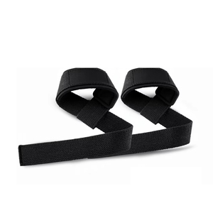 Sangles de levage en nylon sur mesure avec fermeture Velcro, réglables, pour la musculation, support de poignet, non extensibles, unisexe - Product Image 2
