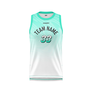Maillots de basket-ball de sublimation OEM et ODM, vêtements de sport personnalisés sans couture, débardeurs, uniformes de sport personnalisés pour équipes et clubs - Product Image 4