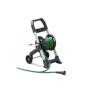 Carro para Manguera de Jardín de 200 Pies con Ruedas, Enrollador Automático de Alta Resistencia, Almacenamiento Ligero de Manguera de Agua de Aluminio para Jardín y Patio GARCHR015 - Product Image 1
