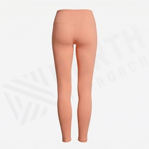 Leggings Deportivos de Cintura Alta, Color Sólido Personalizado, Logotipo Personalizado, Tallas Grandes, Ropa Deportiva para Mujer, Trajes de Gimnasio - Product Image 2