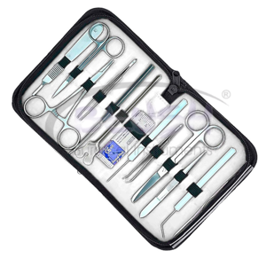 Students Surgical Kits MSC-H-1032 13 Pieces Needle Holder Forceps Tweezers Scaler Scissor Probe By <b>Blush</b> Surgical - Product Image 4