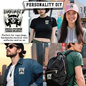 Parches Divertidos de Mapache para Mochilas, Ropa, Apliques DIY de Animales Divertidos para Gorras de Camionero, Chalecos, Chaquetas - Product Image 4