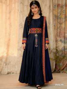 Traditional Ethnic Vintage Kuchi <b>Dress</b> Afghan/Pakistan Party Wear Multi-Color Kochi <b>Dress</b> Muslim Clothing Accessory 4067 - Product Image 3