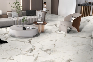 กระเบื้องเซรามิกหินอ่อนลายแครกเกอร์ขนาด 600x1200 มม. ผิวขัดเงา สำหรับตกแต่งผนัง เหมาะสำหรับงานออกแบบและพัฒนาอสังหาริมทรัพย์ จำหน่ายจำนวนมาก - Product Image 3