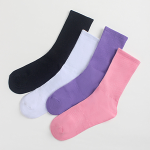 Chaussettes de sport décontractées anti-bactériennes en Spandex/Nylon à rayures pour hommes et femmes, blanches, pour l'hiver, nouvelle arrivée, haute qualité, tendance - Product Image 4