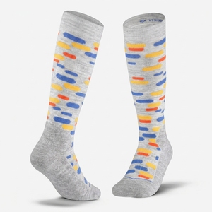 <b>Men's</b> Casual Comfort <b>Socks</b> Business Sporty Daily Styles Digital Printing Spandex/Nylon/Cotton Quick Dry <b>White</b> Red Brown High - Product Image 1